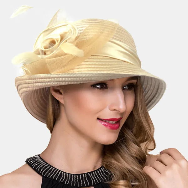 Women Church Kentucky Derby Dress Hats S608