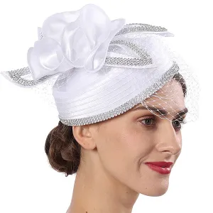 Women Fascinators Hat Church Tea Party Wedding Hat SD711